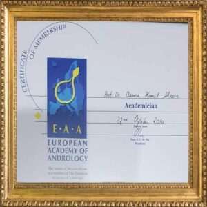 Academician at the European Academy of Andrology